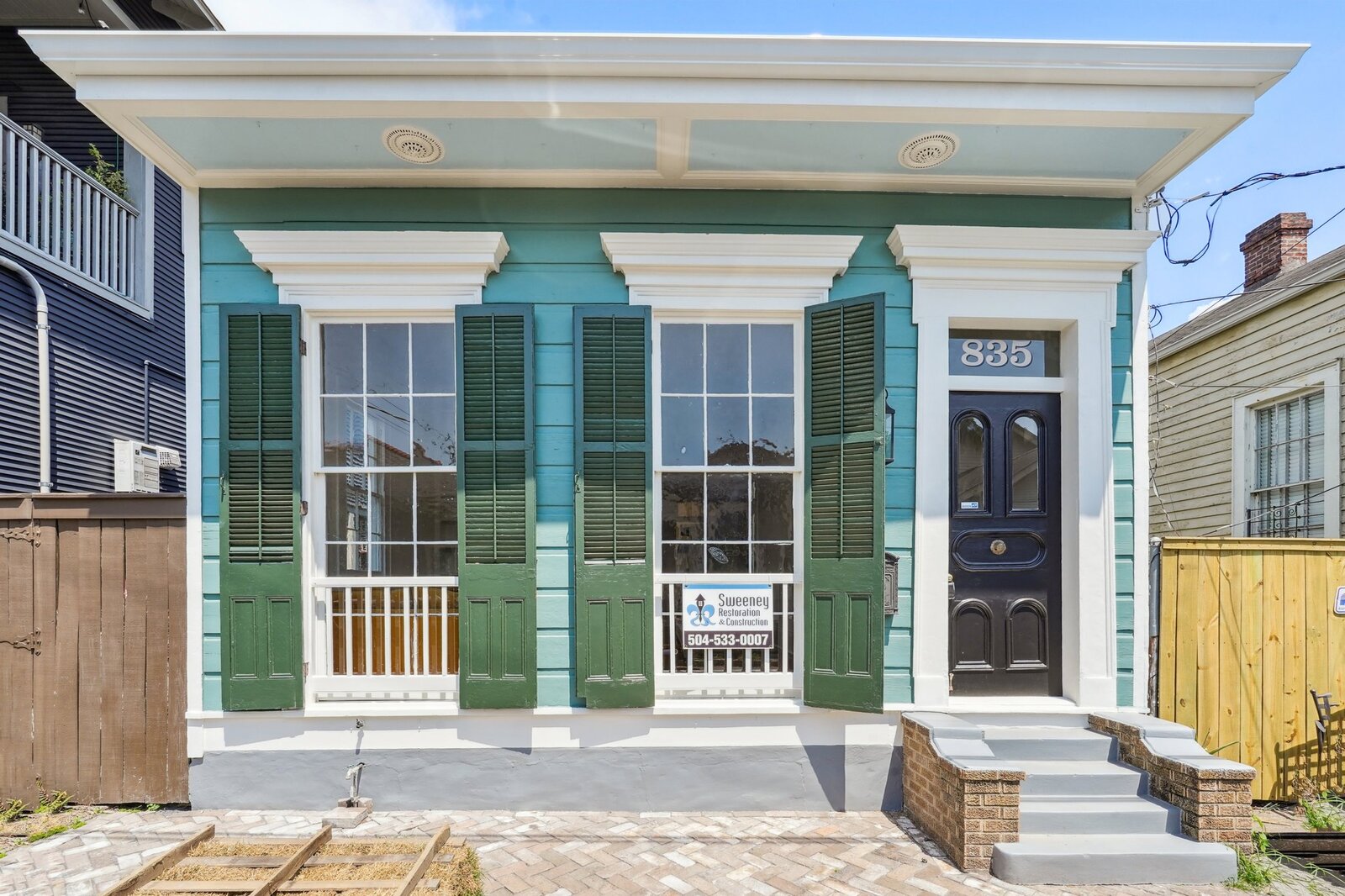 Sweeney Restoration work on 00001-Clouet St 1